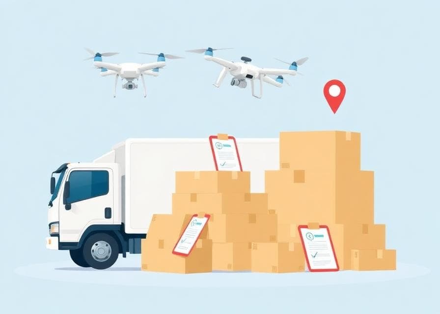 Shipping illustration